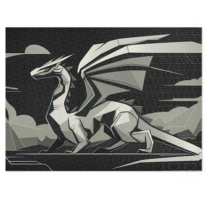 Obsidian Guardian of the Twilight Peaks - Jigsaw Puzzle (30, 110, 252, 500,1000-Piece)