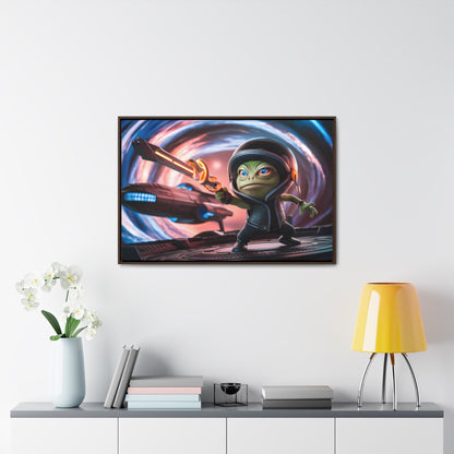 Galactic Guardian: Defender of the Stars - Gallery Canvas Wraps, Horizontal Frame