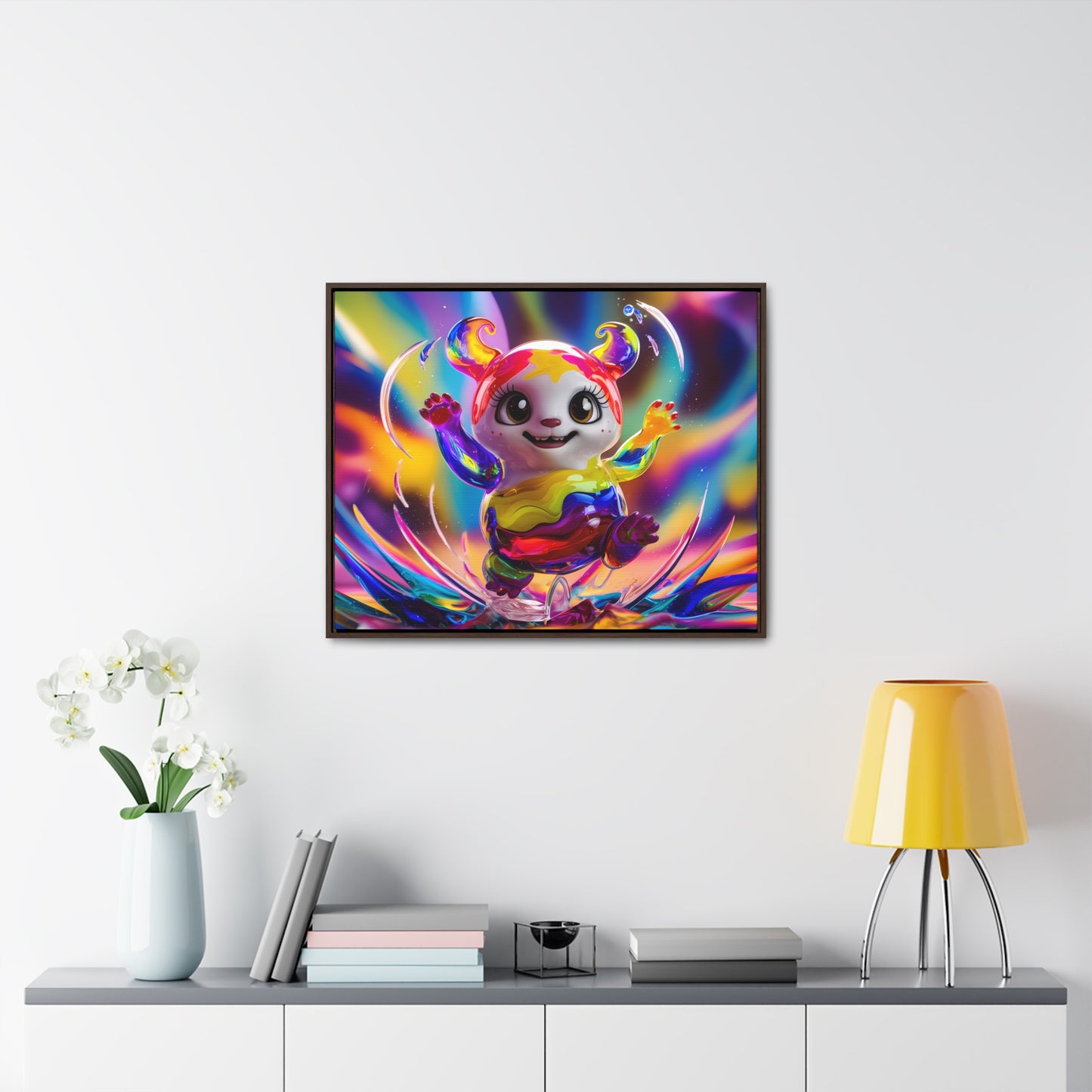 Splash of Joy - Gallery Canvas Wraps, Horizontal Frame