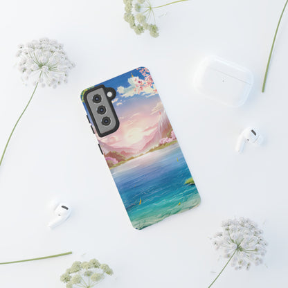 Serene Lake and Mountains - Smartphone Tough Cases