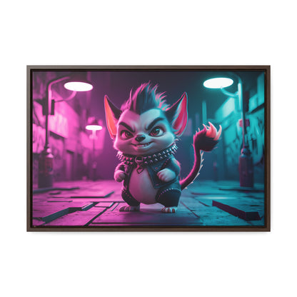 Punk Alley Prowler - Gallery Canvas Wraps, Horizontal Frame