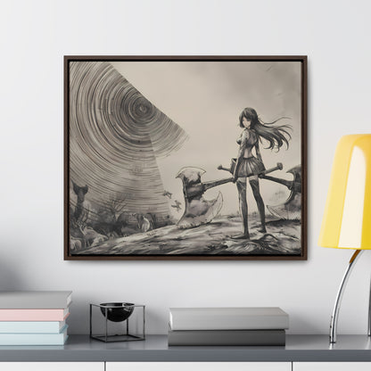 Echoes of the Abyss - Gallery Canvas Wraps, Horizontal Frame