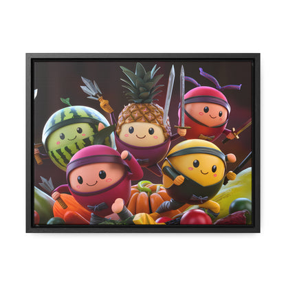 Fruit Ninja Warriors - Gallery Canvas Wraps, Horizontal Frame