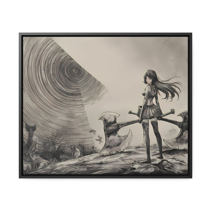 Echoes of the Abyss - Gallery Canvas Wraps, Horizontal Frame