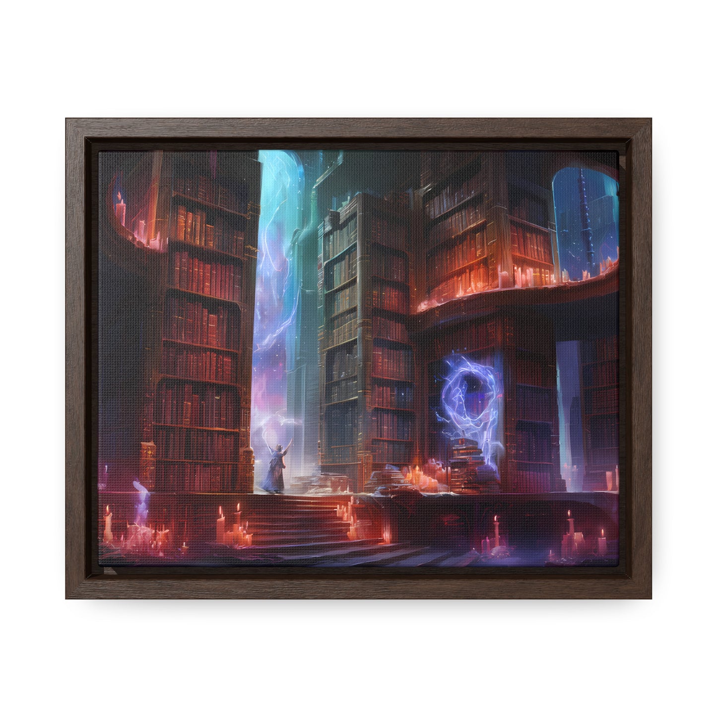 The Arcane Library of Eternal Wisdom - Gallery Canvas Wraps, Horizontal Frame