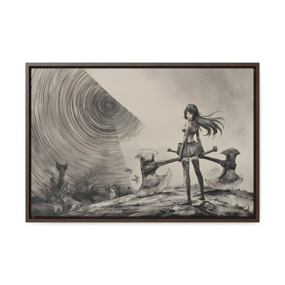 Echoes of the Abyss - Gallery Canvas Wraps, Horizontal Frame
