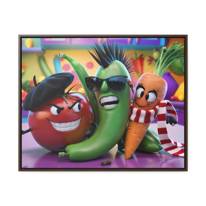 Veggie Rebels - Gallery Canvas Wraps, Horizontal Frame