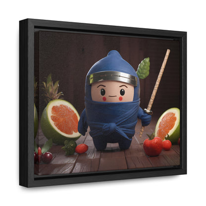 Ninja Fruit Guardian - Gallery Canvas Wraps, Horizontal Frame