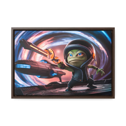 Galactic Guardian: Defender of the Stars - Gallery Canvas Wraps, Horizontal Frame