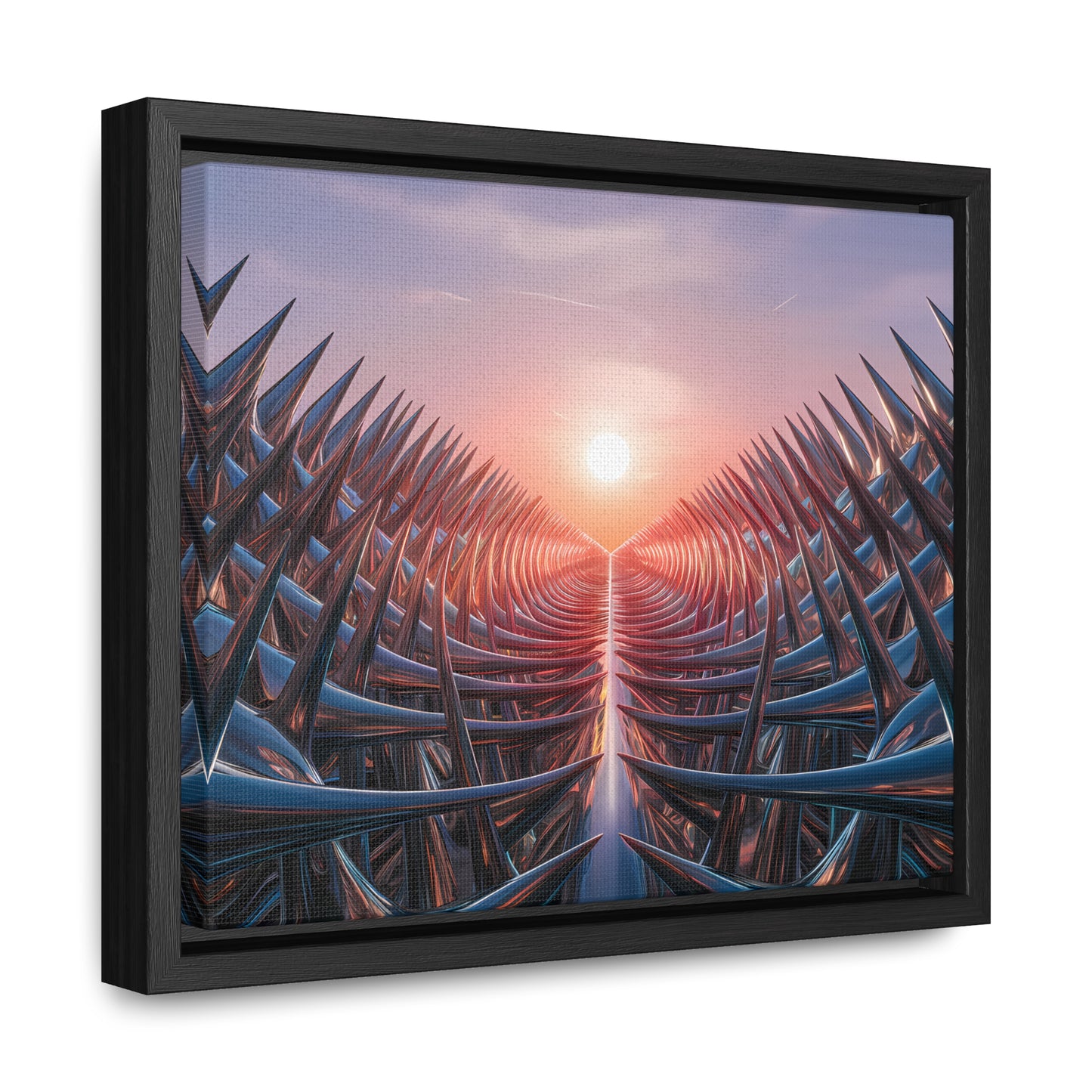 Path of Thorns at Sunrise - Gallery Canvas Wraps, Horizontal Frame