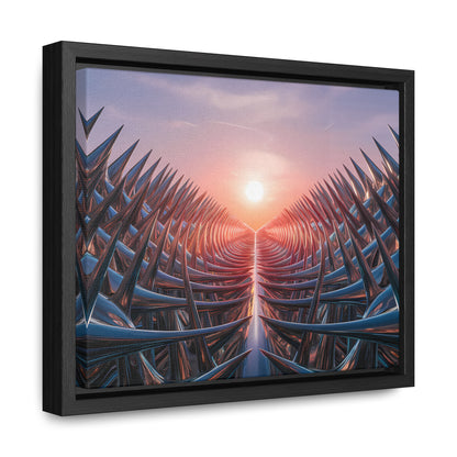 Path of Thorns at Sunrise - Gallery Canvas Wraps, Horizontal Frame
