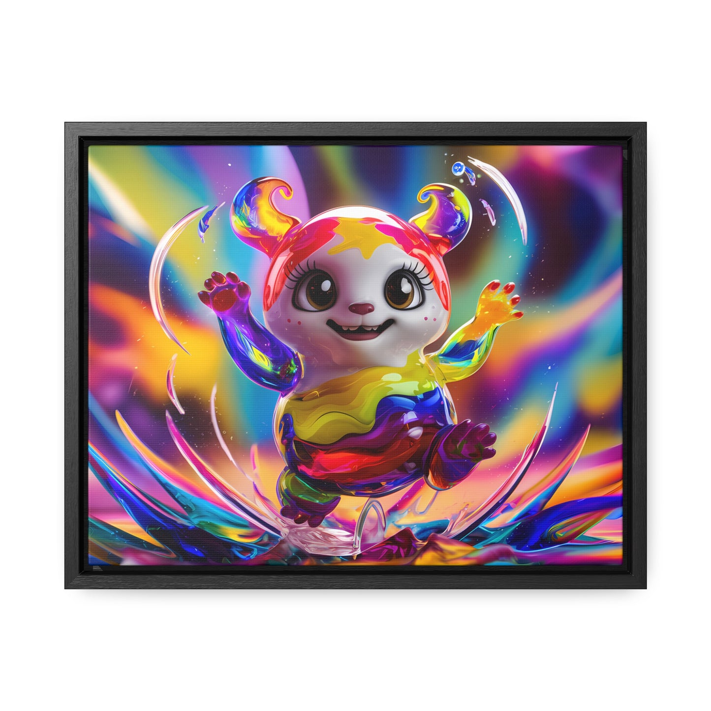 Splash of Joy - Gallery Canvas Wraps, Horizontal Frame