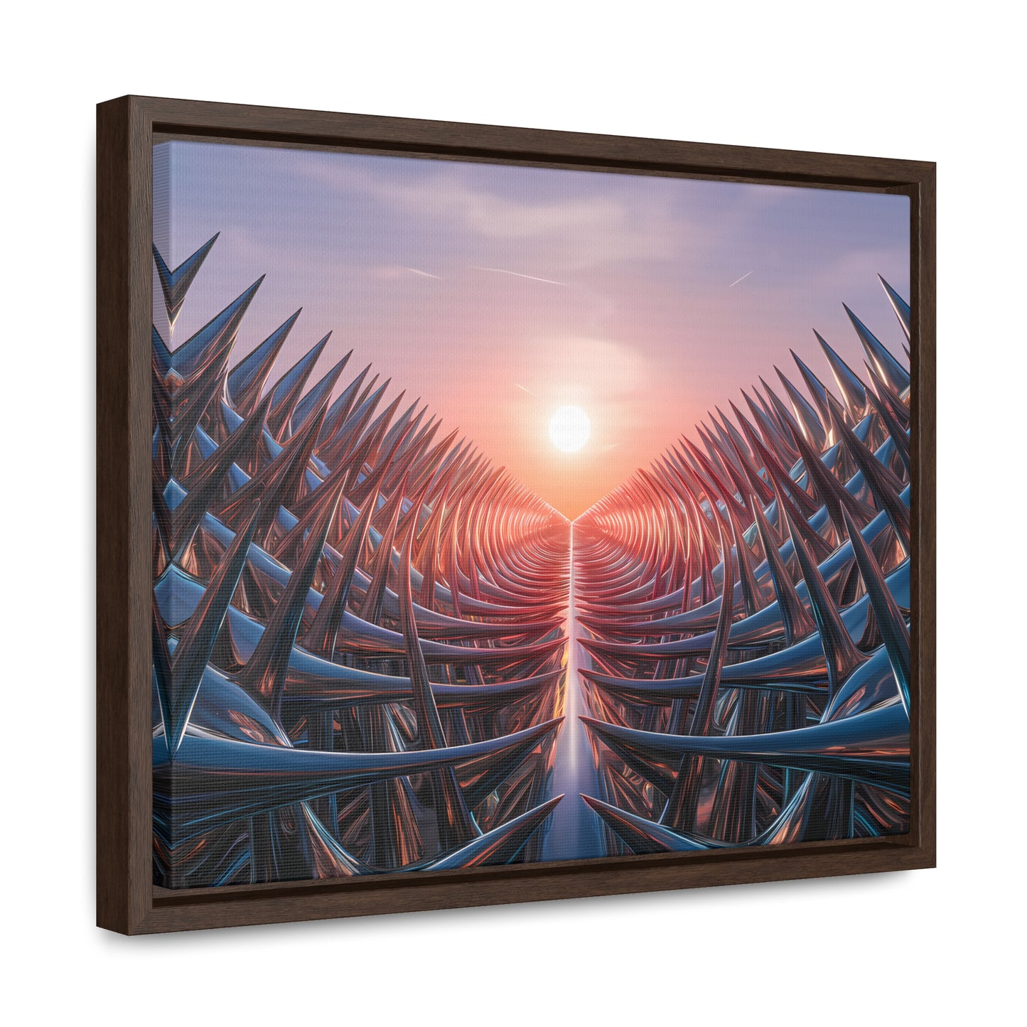 Path of Thorns at Sunrise - Gallery Canvas Wraps, Horizontal Frame
