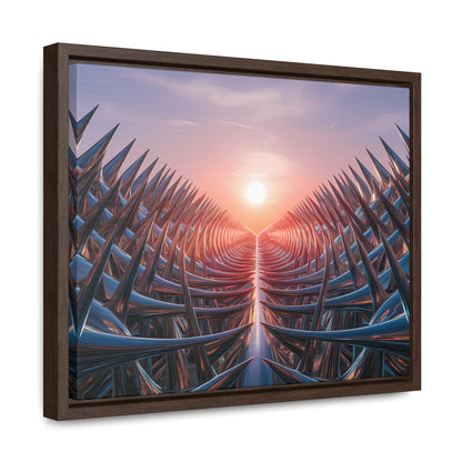 Path of Thorns at Sunrise - Gallery Canvas Wraps, Horizontal Frame