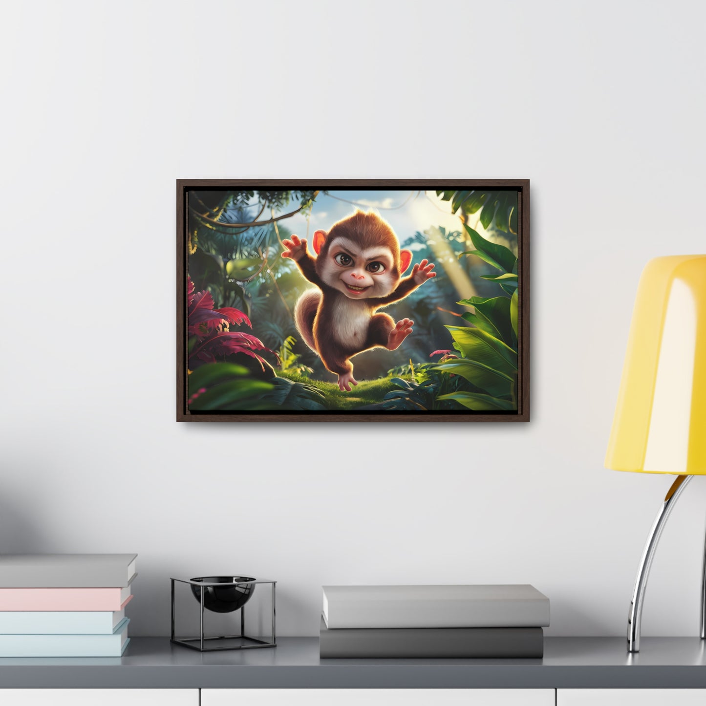 Jungle Joy - Gallery Canvas Wraps, Horizontal Frame