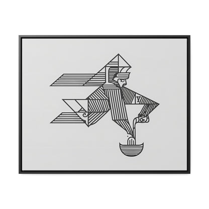 "The Water Bearer" - Gallery Canvas Wraps, Horizontal Frame