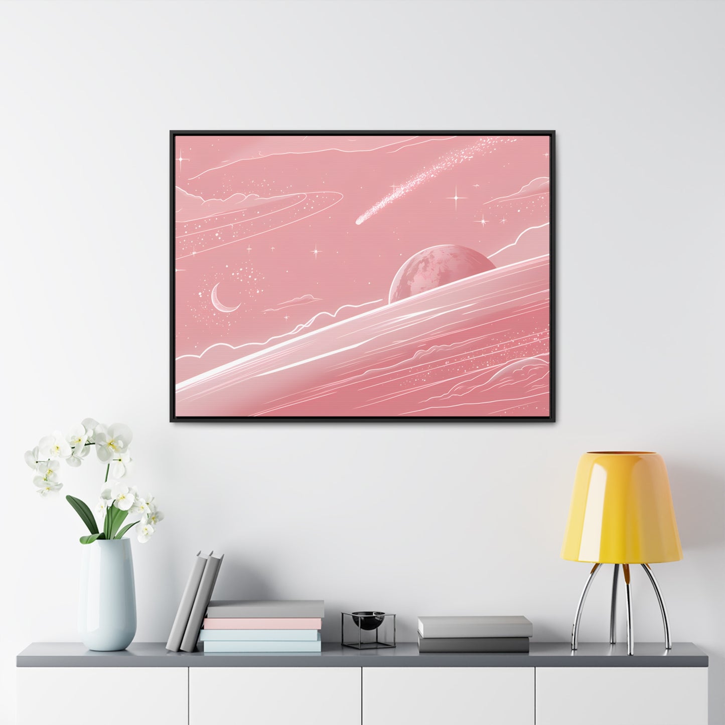 Celestial Dreamscape - Gallery Canvas Wraps, Horizontal Frame