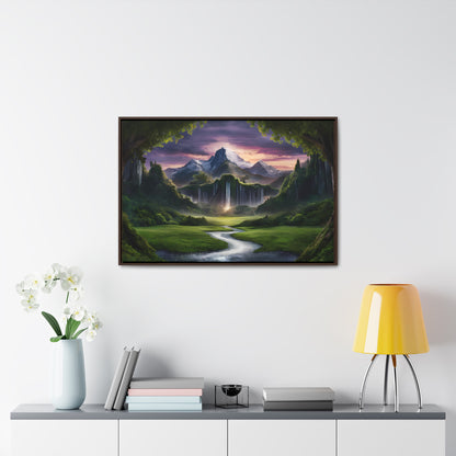 Loading Spinner in Progress - Gallery Canvas Wraps, Horizontal Frame
