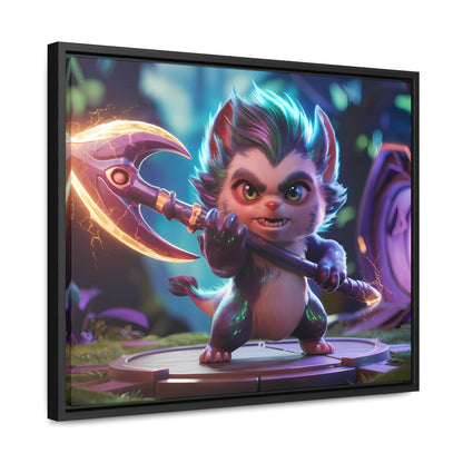 "Fierce Guardian of the Enchanted Forest" - Gallery Canvas Wraps, Horizontal Frame