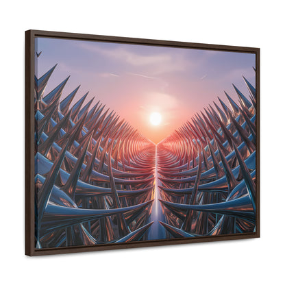 Path of Thorns at Sunrise - Gallery Canvas Wraps, Horizontal Frame