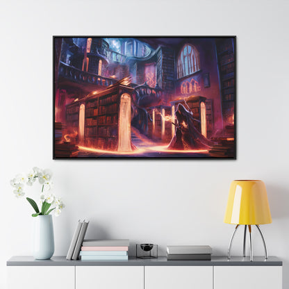 The Arcane Library of Eternal Knowledge - Gallery Canvas Wraps, Horizontal Frame