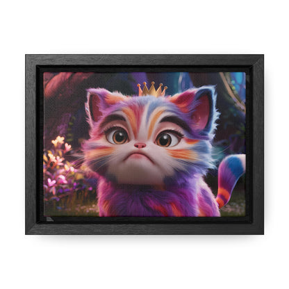 Regal Whiskers in the Enchanted Forest - Gallery Canvas Wraps, Horizontal Frame