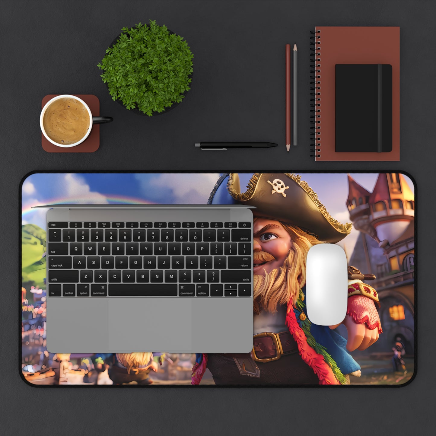 Captain of the Rainbow Keep - Desk Mat