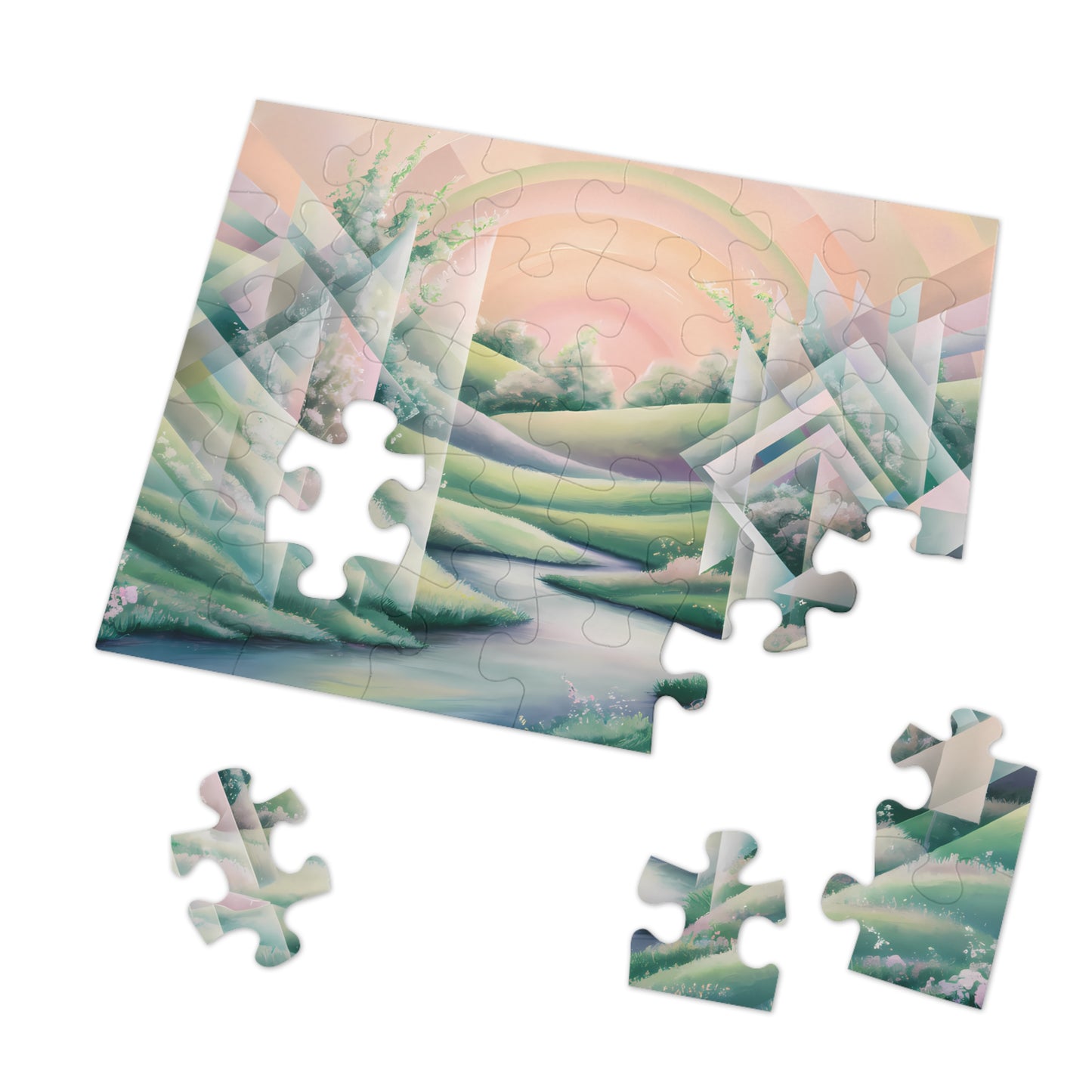 "Echoes of Serenity" - Jigsaw Puzzle (30, 110, 252, 500,1000-Piece)
