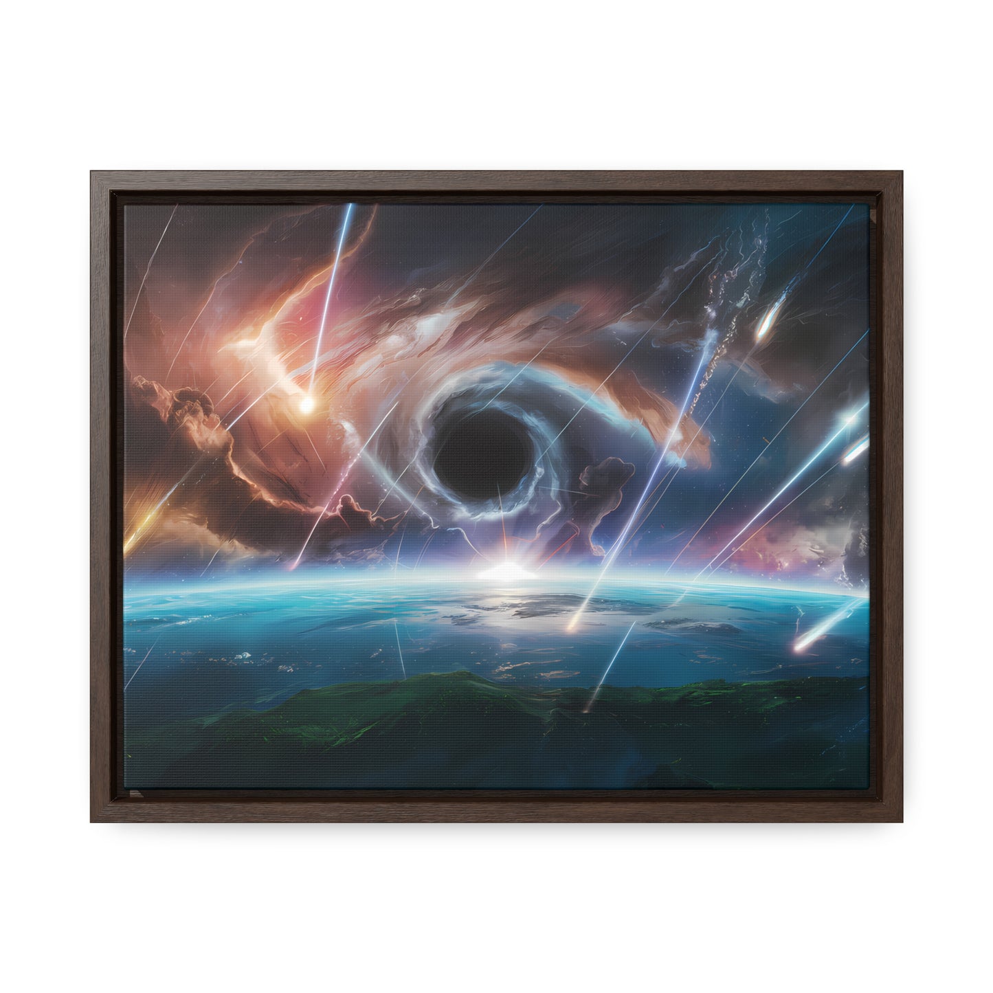 "The Eye of the Cosmic Storm" - Gallery Canvas Wraps, Horizontal Frame