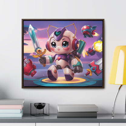 Battle Bot Hero - Gallery Canvas Wraps, Horizontal Frame