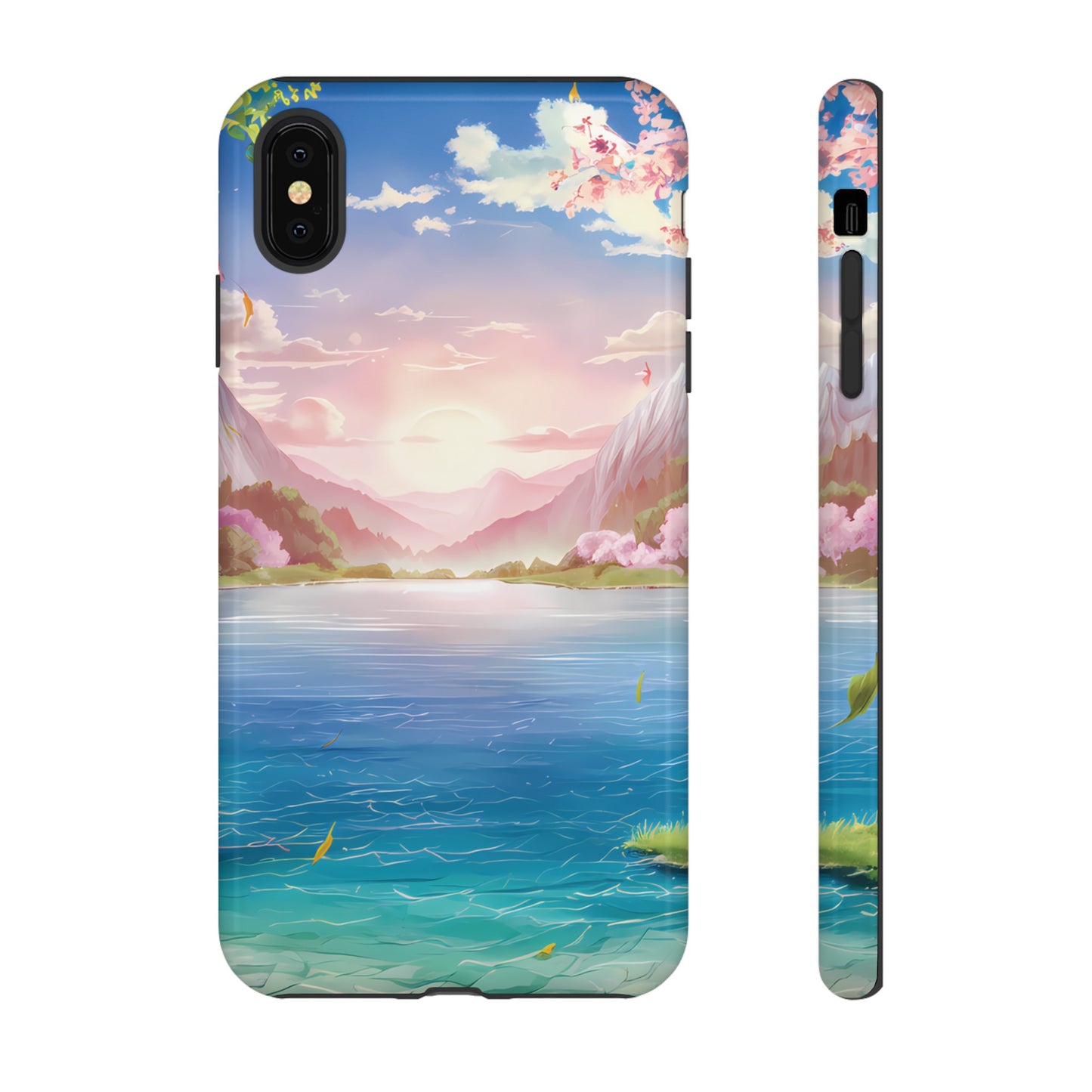 Serene Lake and Mountains - Smartphone Tough Cases