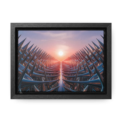 Path of Thorns at Sunrise - Gallery Canvas Wraps, Horizontal Frame