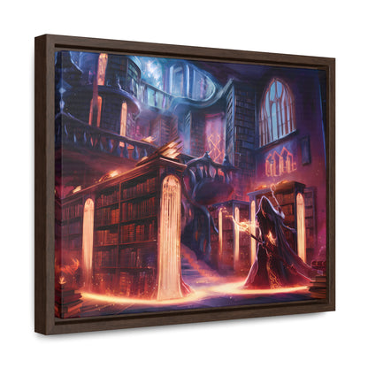 The Arcane Library of Eternal Knowledge - Gallery Canvas Wraps, Horizontal Frame