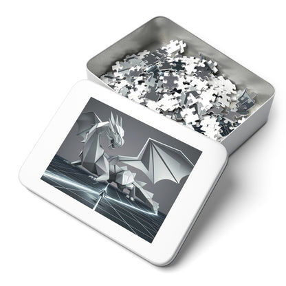 The Cyber Dragon's Challenge - Jigsaw Puzzle (30, 110, 252, 500,1000-Piece)