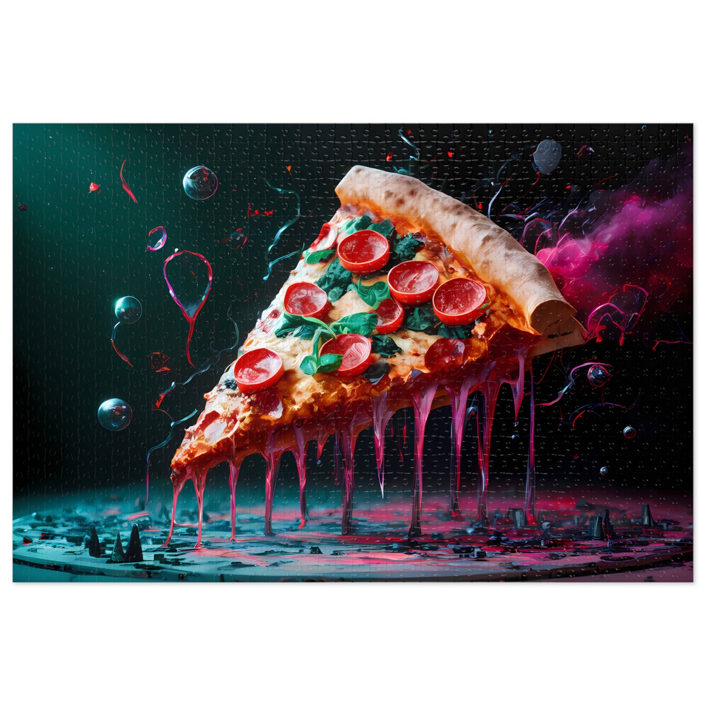 "Cosmic Pizza Slice" - Jigsaw Puzzle (30, 110, 252, 500,1000-Piece)
