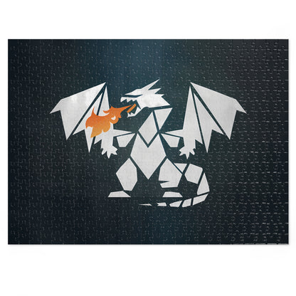 Origami Fire Dragon - Jigsaw Puzzle (30, 110, 252, 500,1000-Piece)