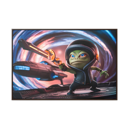 Galactic Guardian: Defender of the Stars - Gallery Canvas Wraps, Horizontal Frame