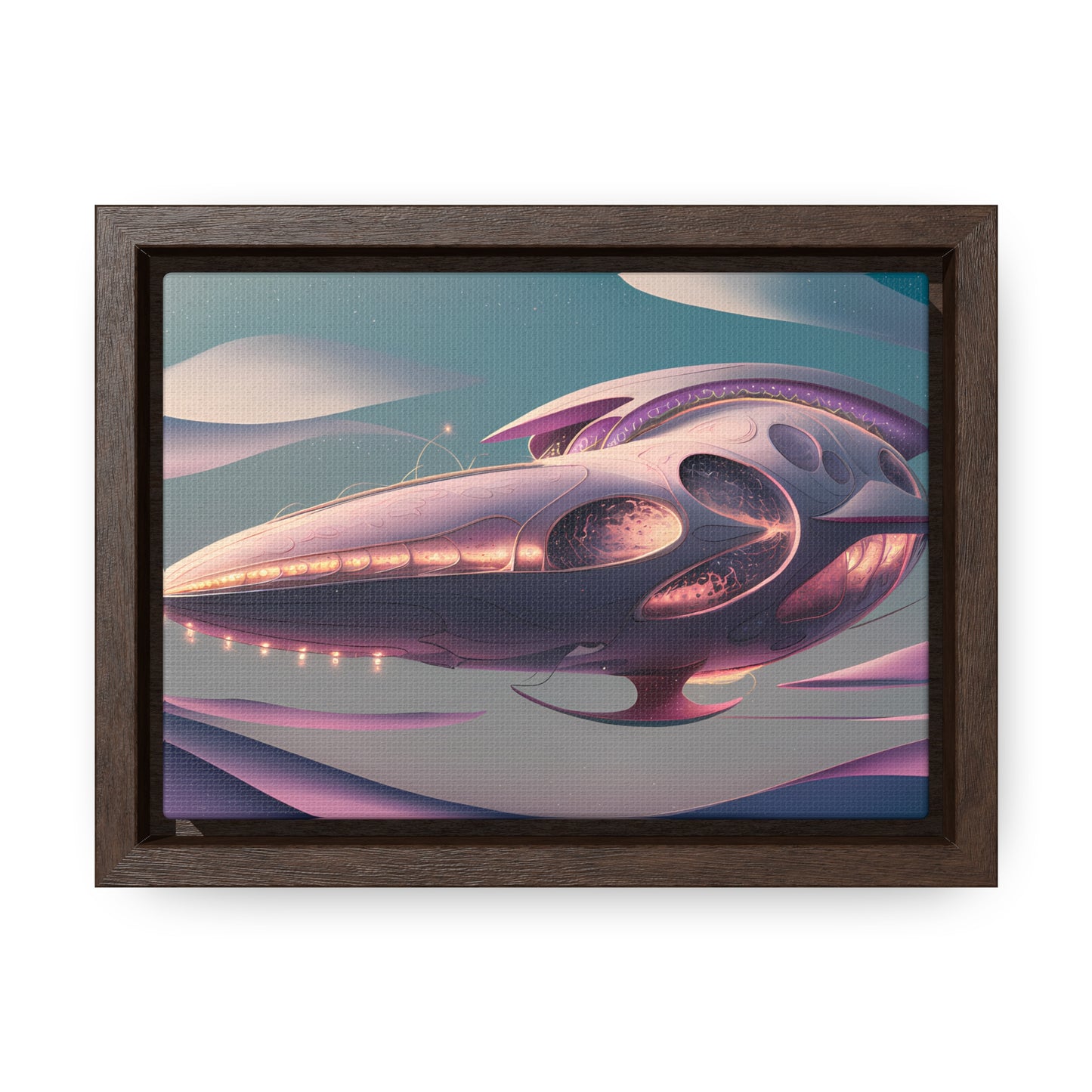 Voyage of the Celestial Whale - Gallery Canvas Wraps, Horizontal Frame