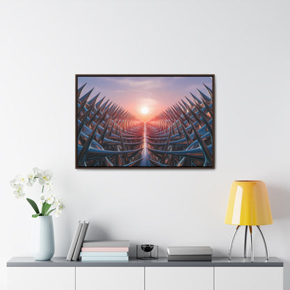 Path of Thorns at Sunrise - Gallery Canvas Wraps, Horizontal Frame