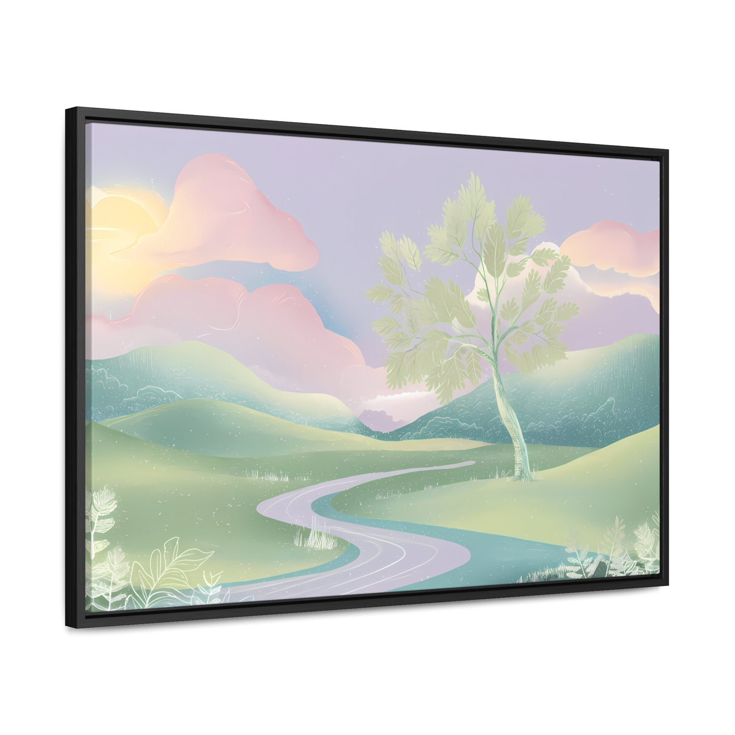 Whispers of Dawn - Gallery Canvas Wraps, Horizontal Frame