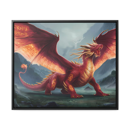 The Inferno Guardian - Gallery Canvas Wraps, Horizontal Frame