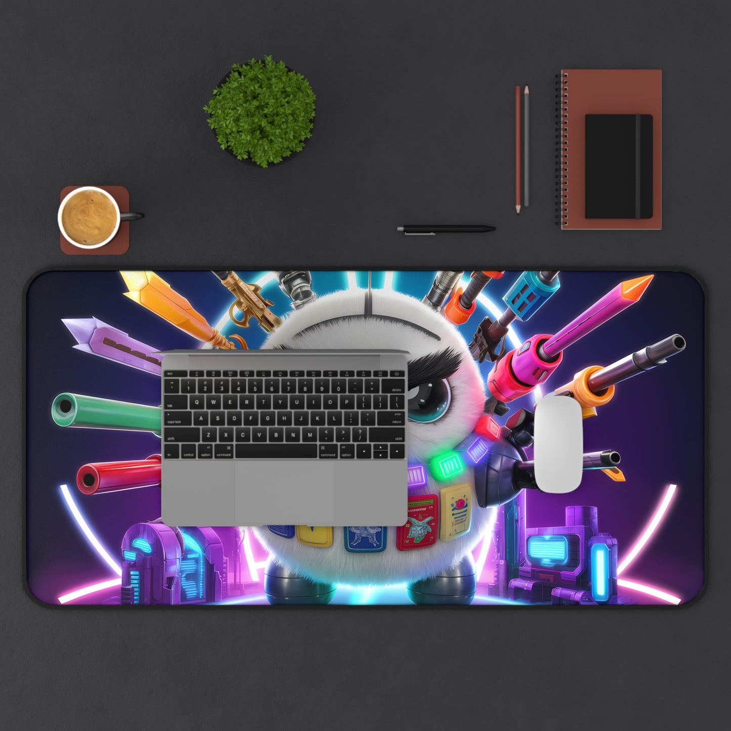Fuzzy Foe - Desk Mat