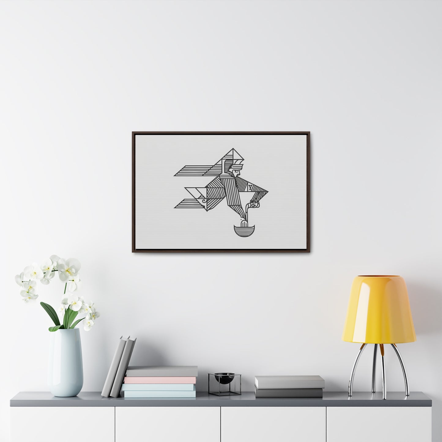 "The Water Bearer" - Gallery Canvas Wraps, Horizontal Frame