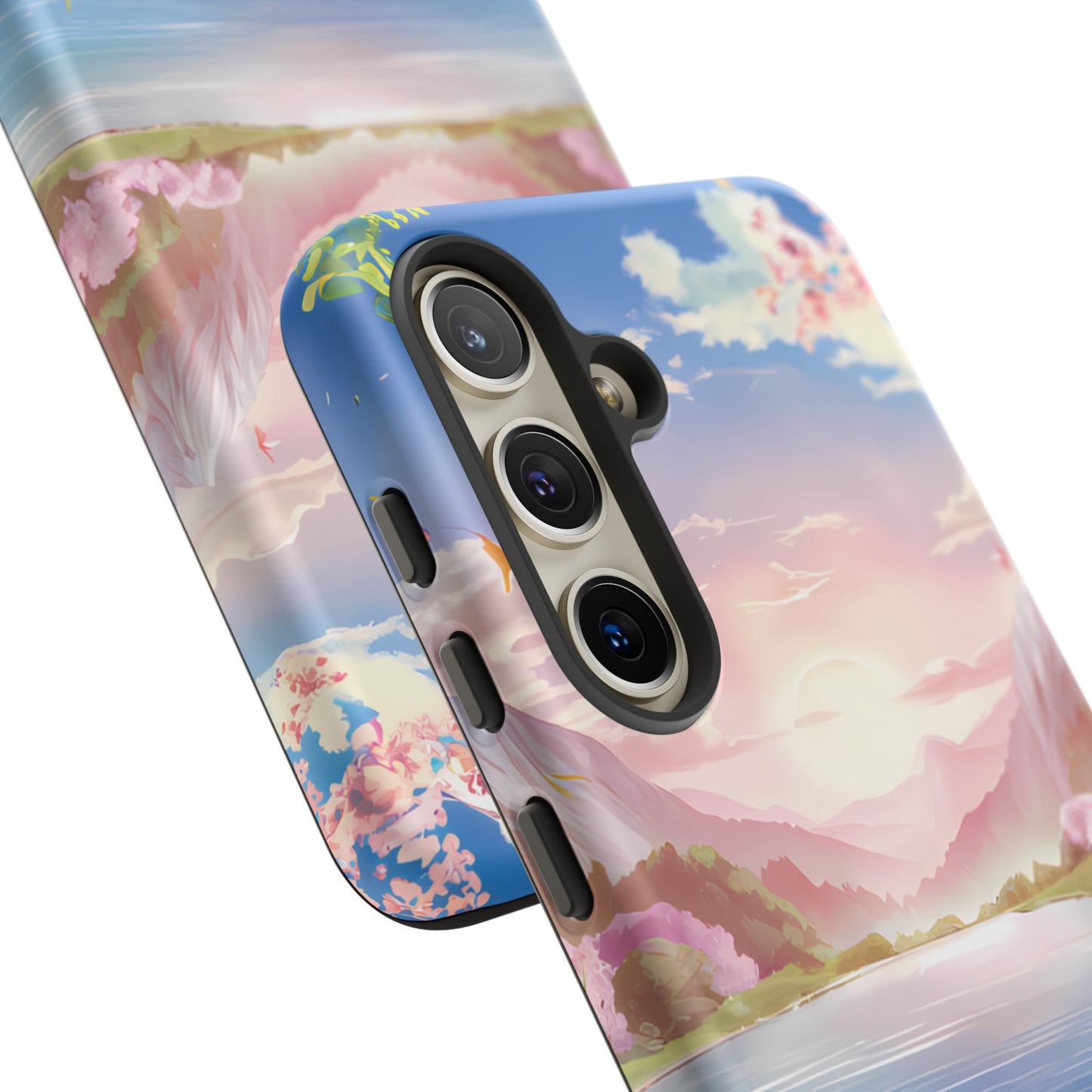 Serene Lake and Mountains - Smartphone Tough Cases