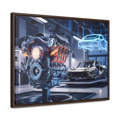 "Cutting-Edge Automotive Engineering" - Gallery Canvas Wraps, Horizontal Frame