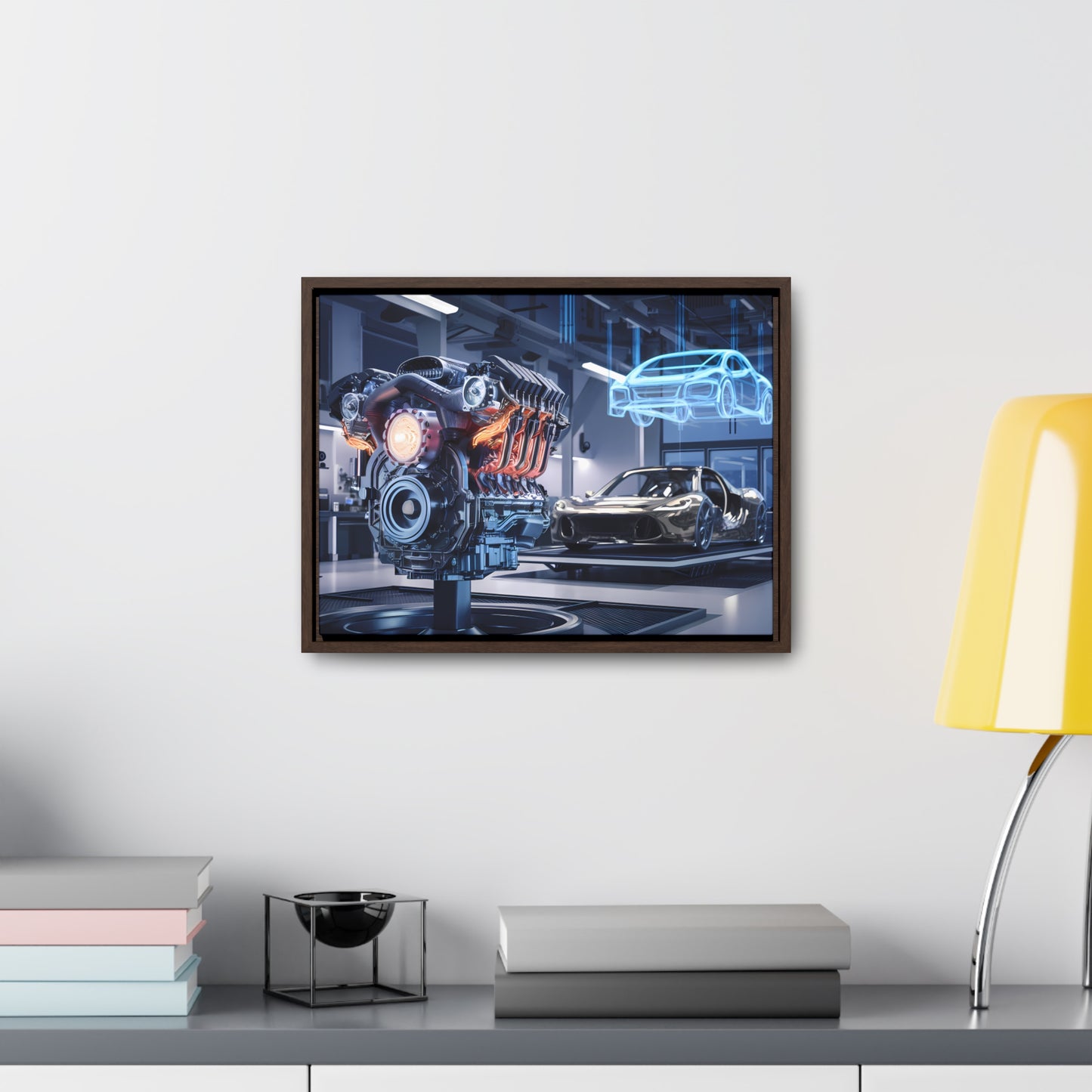 "Cutting-Edge Automotive Engineering" - Gallery Canvas Wraps, Horizontal Frame