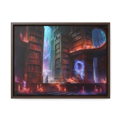 The Arcane Library of Eternal Wisdom - Gallery Canvas Wraps, Horizontal Frame