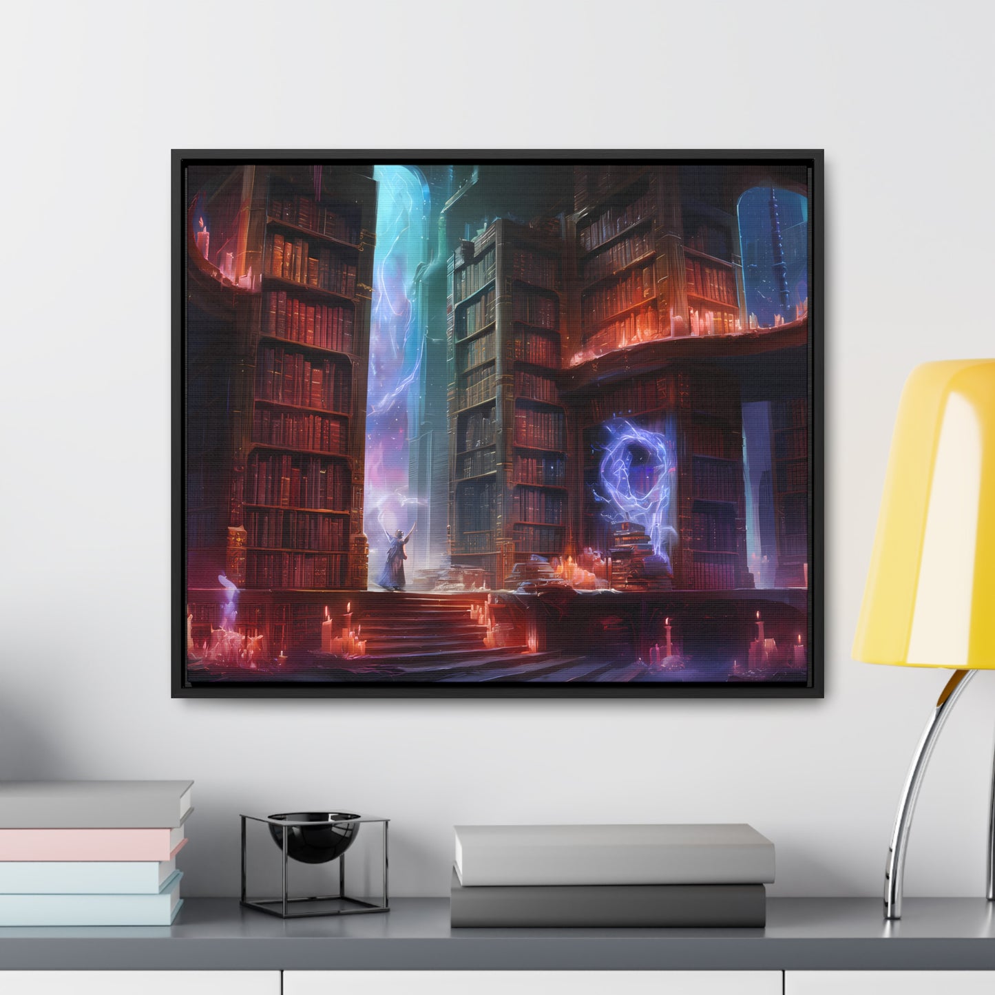 The Arcane Library of Eternal Wisdom - Gallery Canvas Wraps, Horizontal Frame
