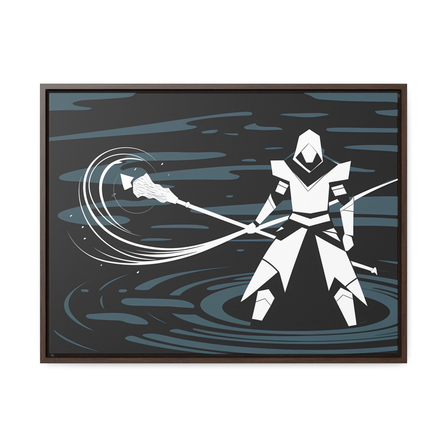 "Guardian of the Abyss" - Gallery Canvas Wraps, Horizontal Frame