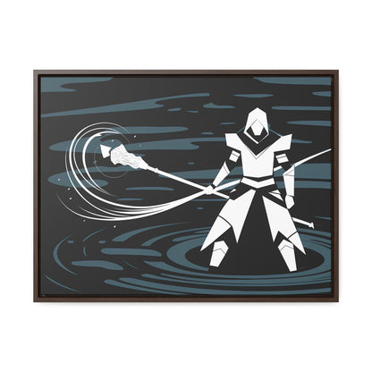 "Guardian of the Abyss" - Gallery Canvas Wraps, Horizontal Frame